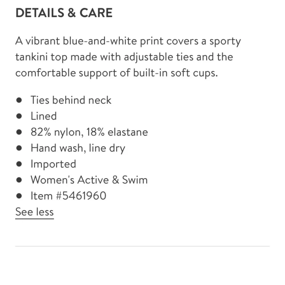 Trina Turk Indochine Tankini Top - Picture 8 of 8